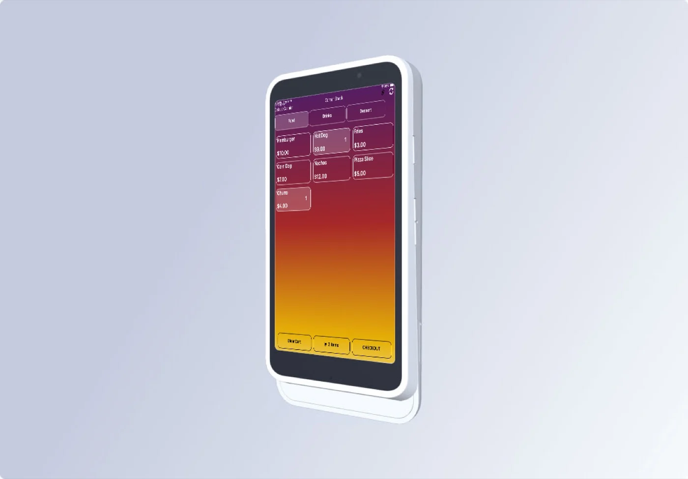 TAP-4: Cashless POS handheld